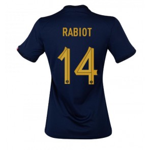 Frankrike Adrien Rabiot #14 kläder Kvinnor VM 2022 Hemmatröja Kortärmad